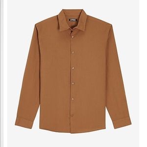 Express Men’s Linen LS Buttondown shirt